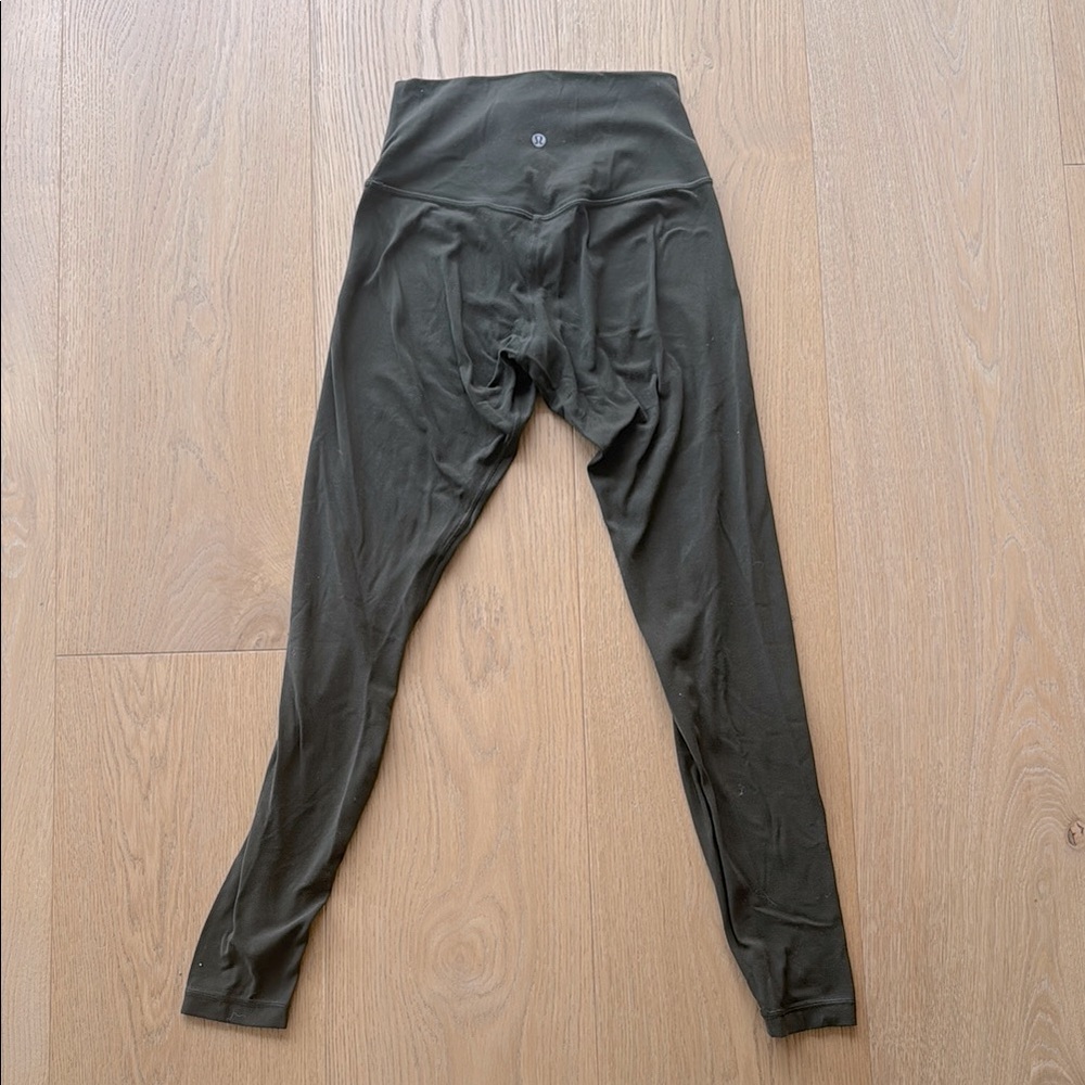 Army green lululemon leggings